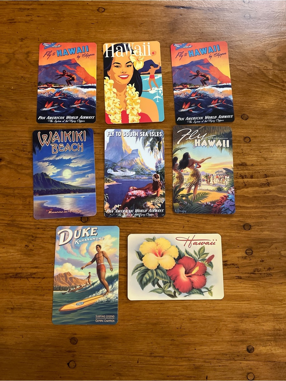 Vintage Hawaii Travel Post Cards